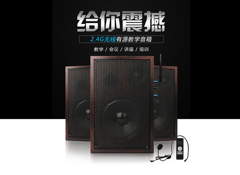 悦欣2.4G无线讲授音箱系列-配套无线数字麦克风