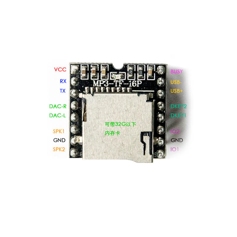 MP3-TF-16P提供串口的MP3？